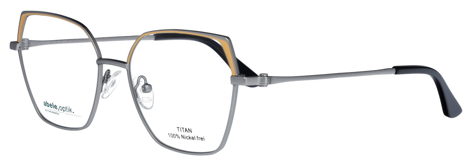 abele optik Brille für Damen in silber/apricot 152091